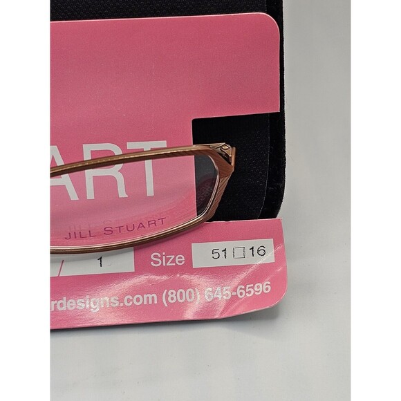 JILL STUART Women's Eyeglasses JS-188-1 honey 51-16 135 Clear Lenses NEW - Picture 14 of 16